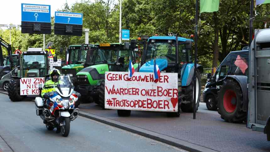 BBB, vazamentos e protestos: na Holanda, agro faz barulho e pode derrubar o governo