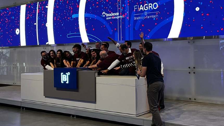 Tocou o sino: Bradesco e Farmtech lançam Fiagro FIDC de quase R$ 200 milhões na B3