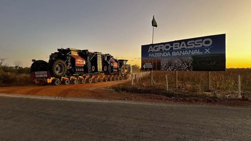 “Máquina-mostro” da Nexat roda primeira safra na Agro Basso e acelera planos no Brasil