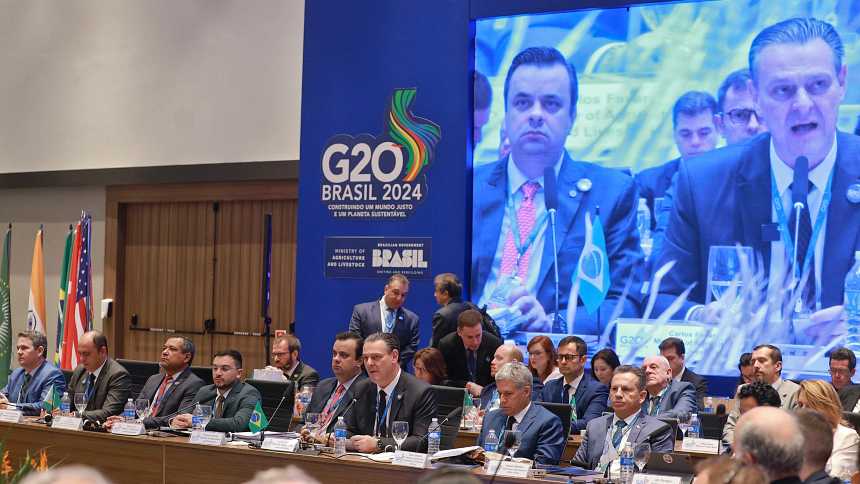 Vai adiar? Na abertura da cúpula agro do G20, a atenção ficou para regra antidesmatamento europeia