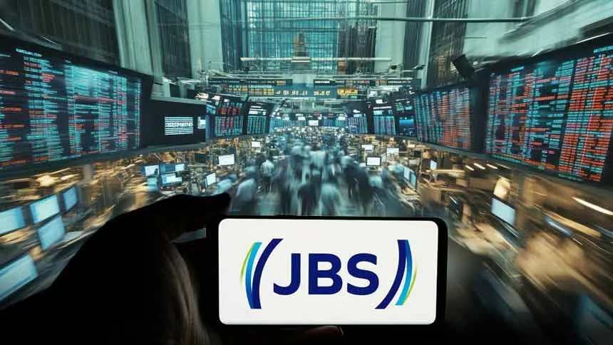 JBS nada contra a maré negativa das bolsas globais na sexta-feira 13 e estreia com alta em Nova York