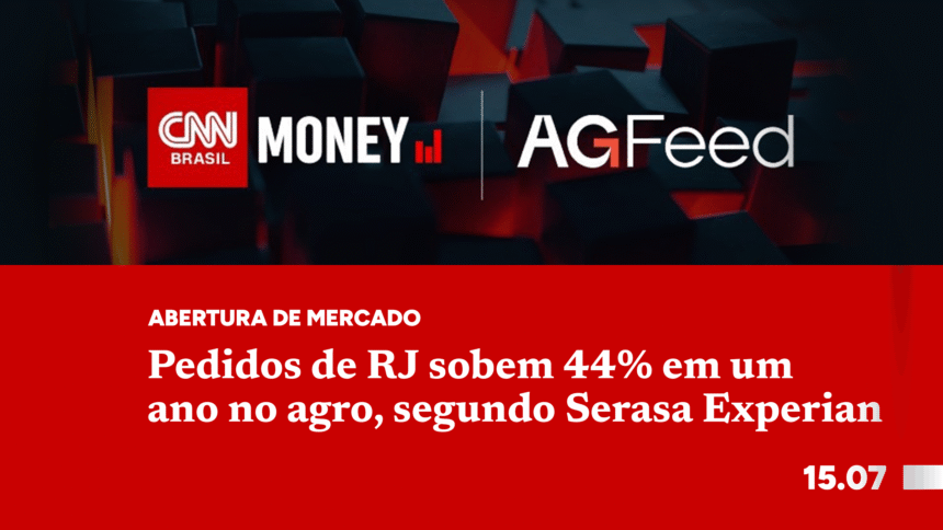 Pedidos de RJ sobem 44% em um ano no agro, segundo Serasa Experian