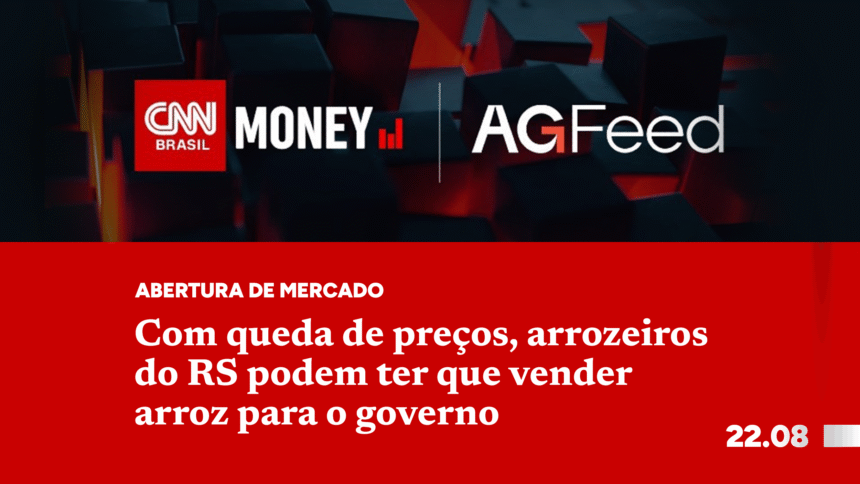 Com queda de preços, arrozeiros do RS podem ter que vender arroz para o governo