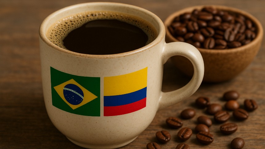 Por que a Colômbia comprou quase 6 vezes mais café do Brasil?