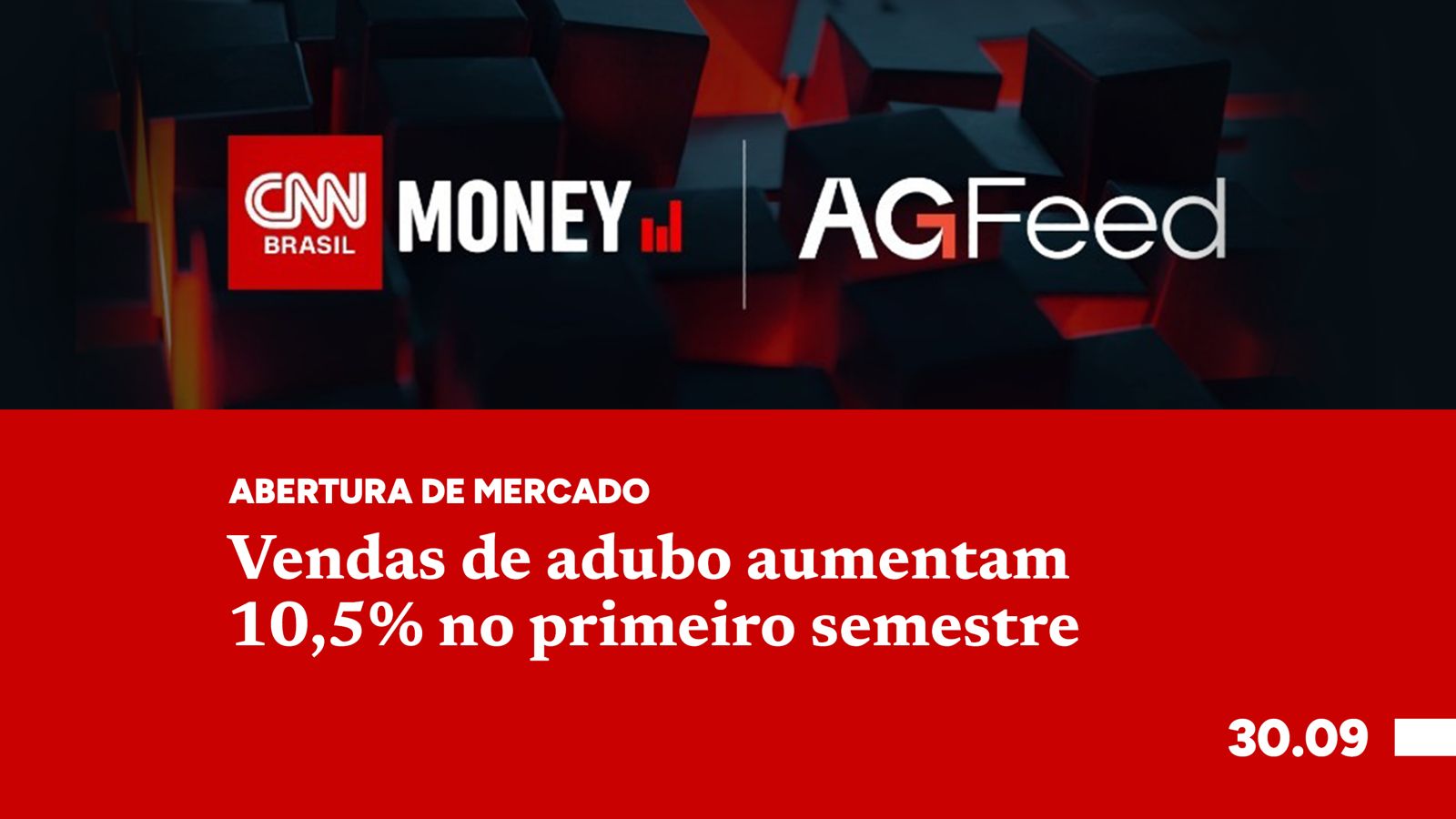 Vendas de adubo aumentam 10,5% no primeiro semestre