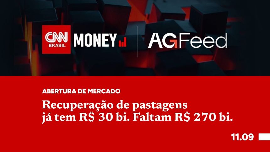 Recuperação de pastagens já tem R$ 30 bi. Faltam R$ 270 bi