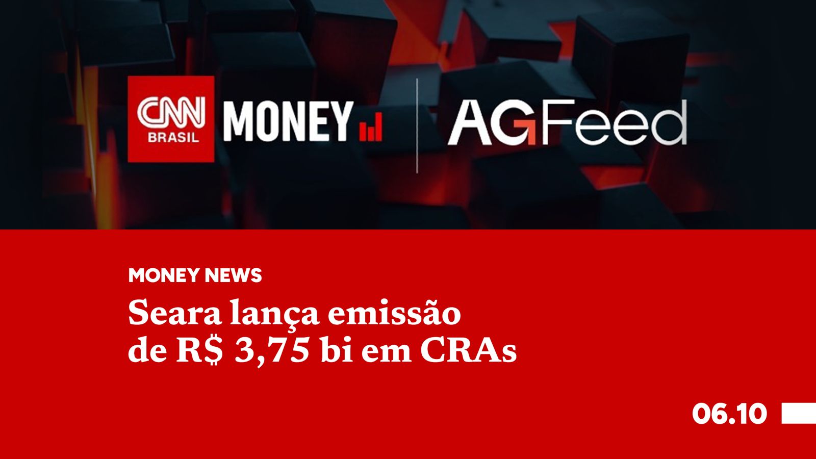 Seara lança emissão de R$ 3,75 bi em CRAs