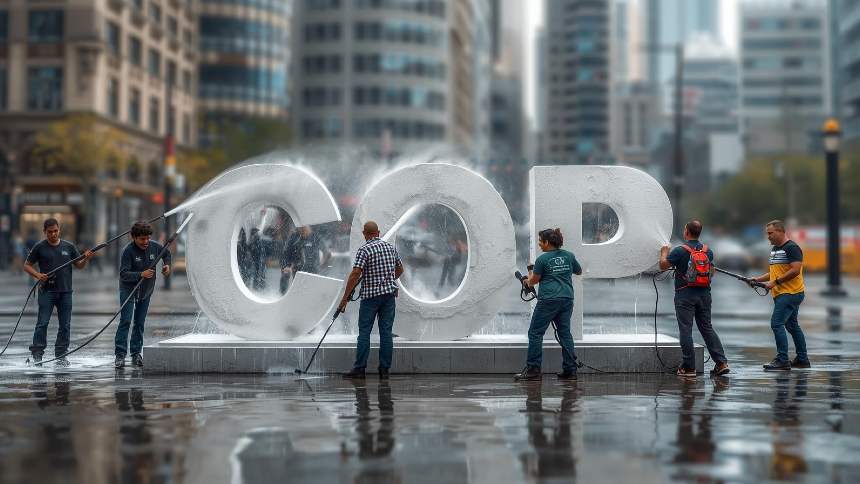 Vem aí mais uma COPwashing?