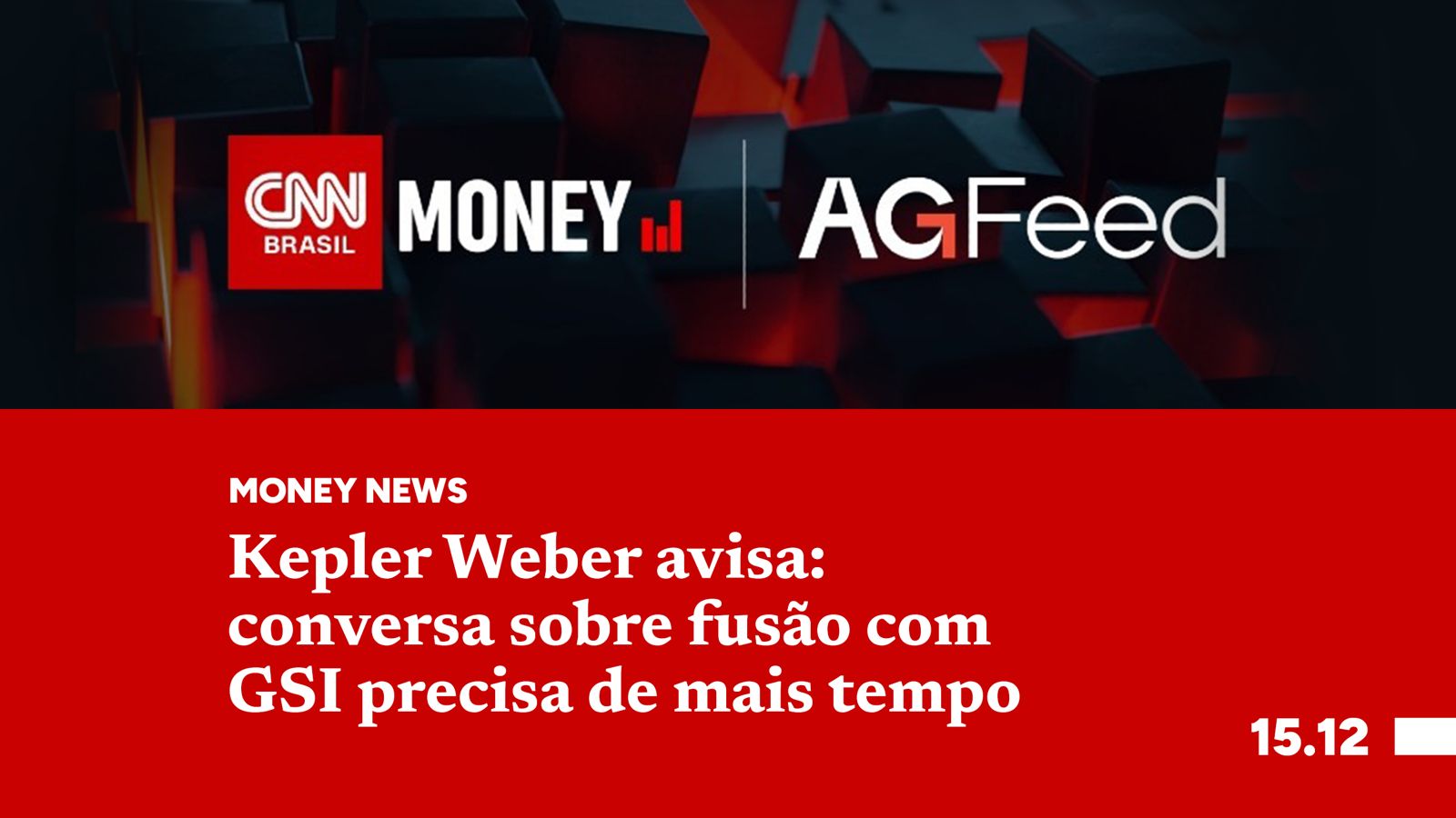 Kepler Weber avisa: conversa sobre fusão com GSI precisa de mais tempo