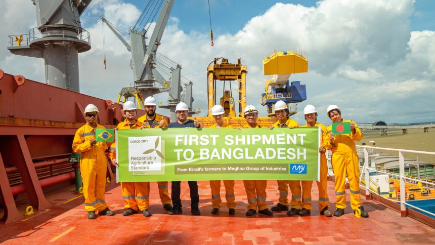 Cofco fecha exportação de soja certificada para Bangladesh e vê "demanda crescente"