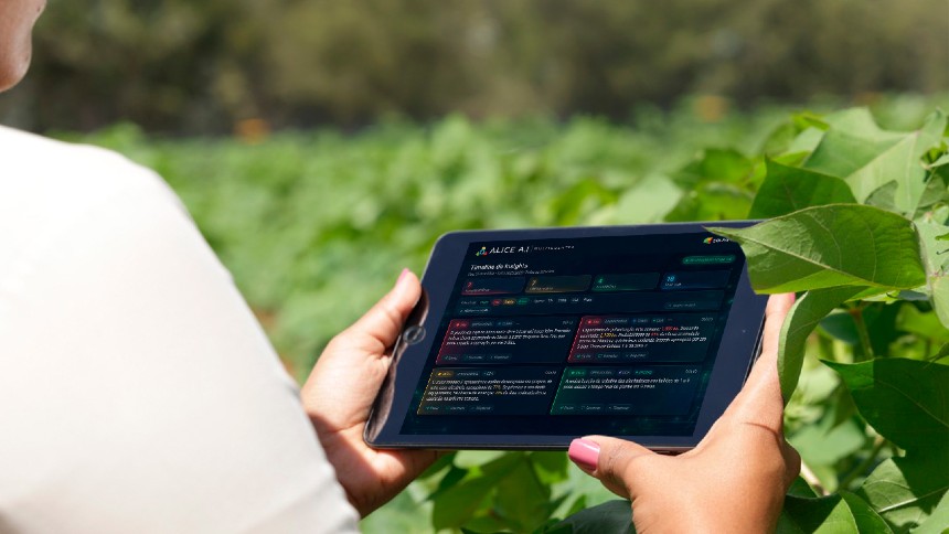 Alice no país da autonomia: Solinftec lança agentes de IA e inaugura nova era nas operações agrícolas