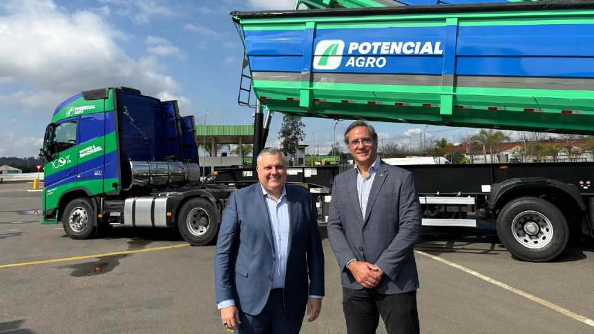 Volvo Caminhões e Potencial Agro, do Paraná, ampliam aposta no biodiesel
