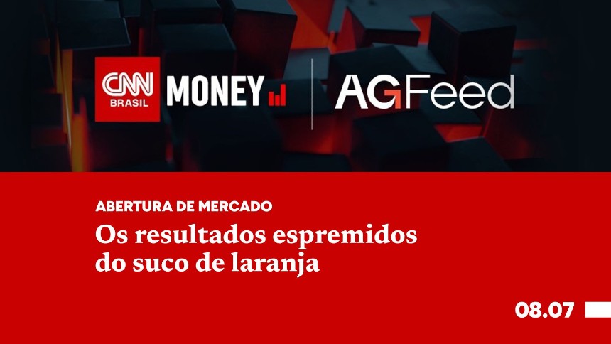 Os resultados espremidos do suco de laranja