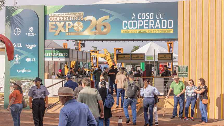 Coopercitrus Expo supera R$ 2 bi em negócios em momento decisivo para a safra 26/27