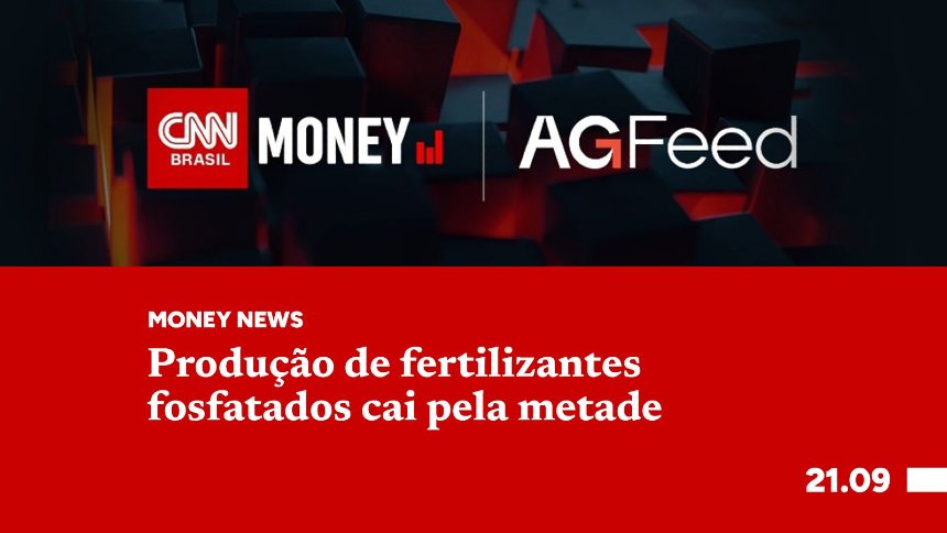 Produção de fertilizantes fosfatados cai pela metade